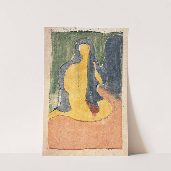 Sittende akt (1915) by Edvard Munch