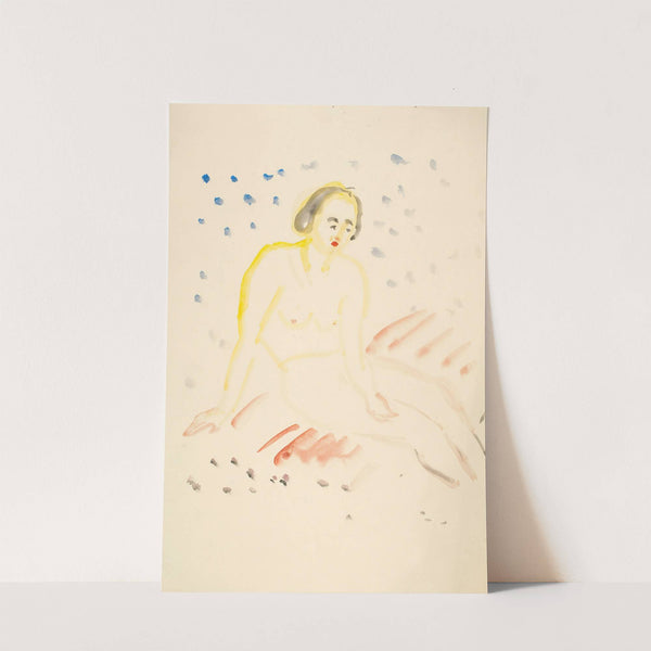 Sittende akt (1920-1925) by Edvard Munch