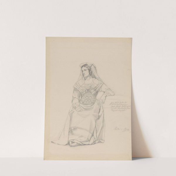 Sittende italienerinne (1842) by Adolph Tidemand