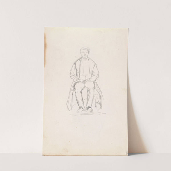 Sittende mann (1843) by Adolph Tidemand