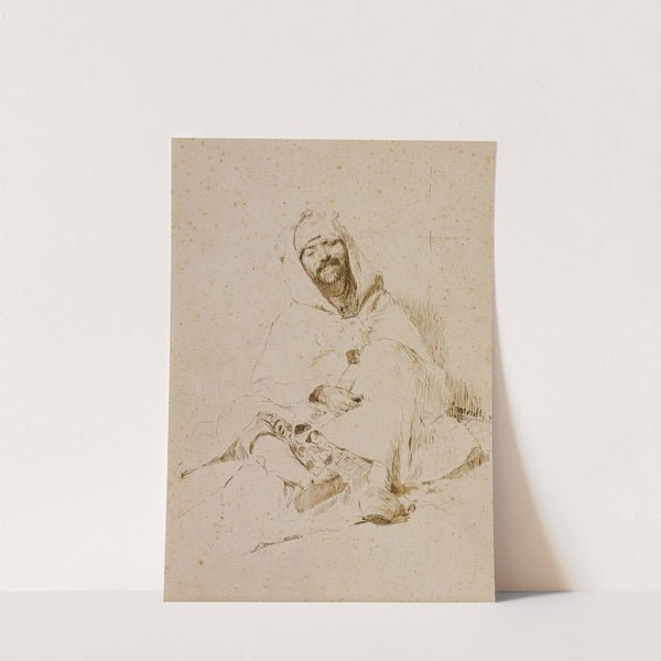 Sitting Arab by Domenico Morelli