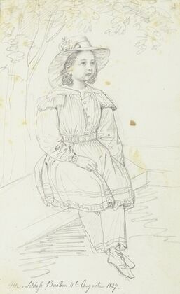 Sitting girl