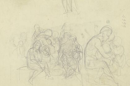 Sitting group of figures
