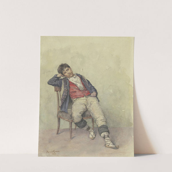 Sitting Italian by Hermann Kruse