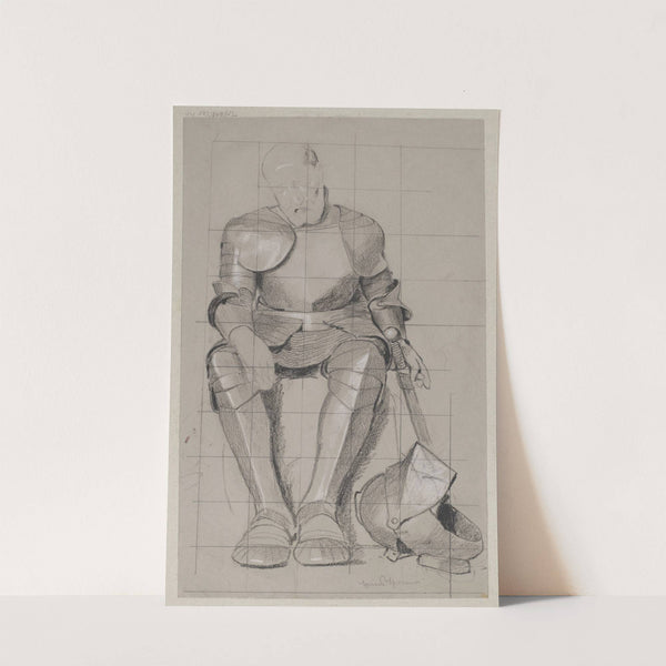 Sitting Knight (1885) by Hans Thoma