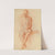 Sitting male nude by Elemír Halász-Hradil