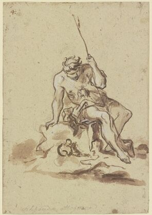 Sitting shepherd