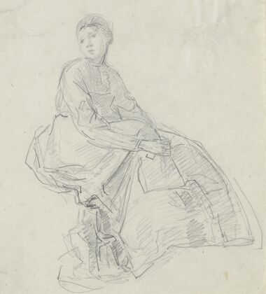Sitting woman