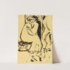 Sitzende in langem Kleid (1910) by Ernst Ludwig Kirchner
