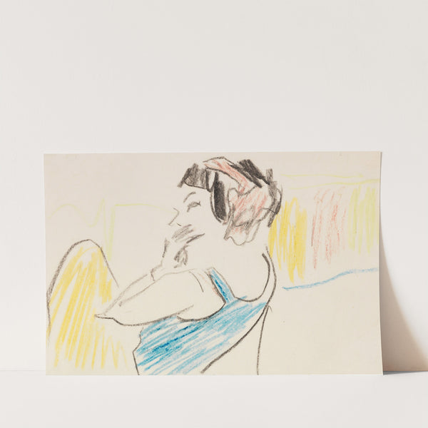 Sitzende Tänzerin (1909) by Ernst Ludwig Kirchner