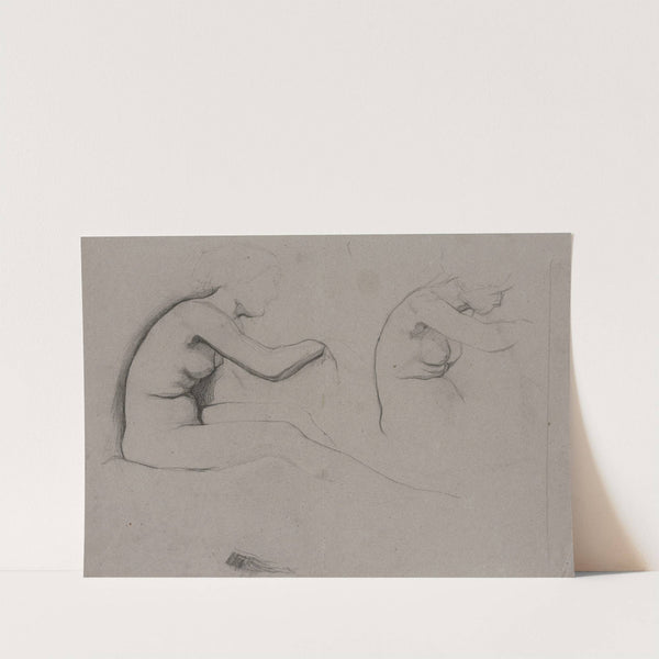 Sitzender Frauenakt nach rechts, aus 'Der Mensch, der Schlaf und der Traum' by Victor Müller