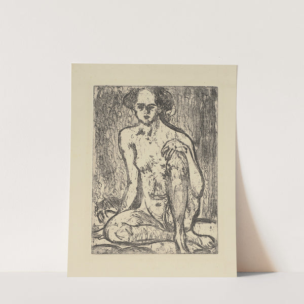 Sitzender Mädchenakt (1907) by Ernst Ludwig Kirchner