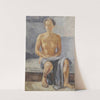 Sitzender weiblicher Akt by Walther Gamerith