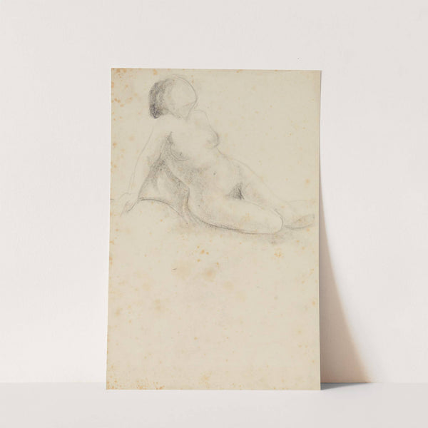 Sitzender weiblicher Akt by Anny Dollschein