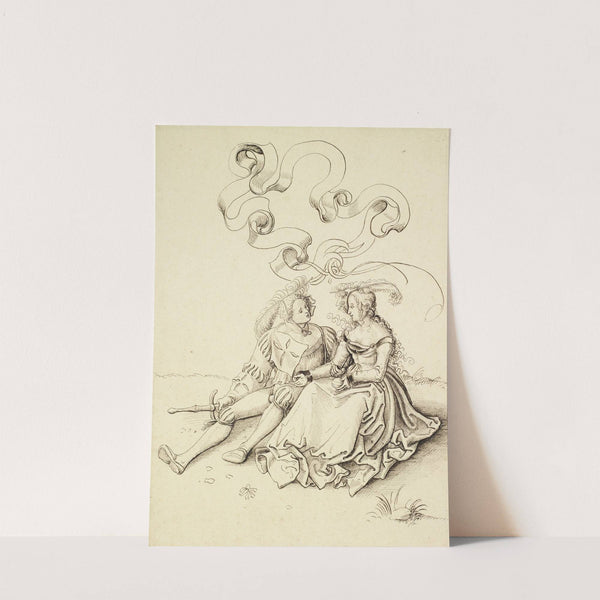 Sitzendes Liebespaar by Niklaus Manuel