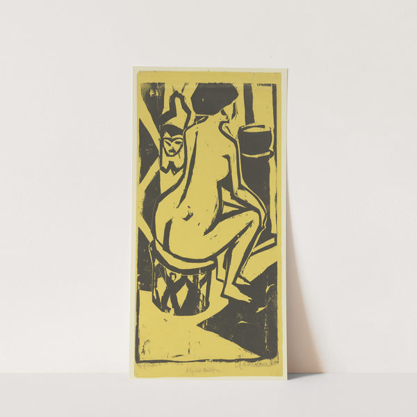 Sitzendes Mädchen (1910) by Ernst Ludwig Kirchner