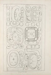 Six abstract designs.