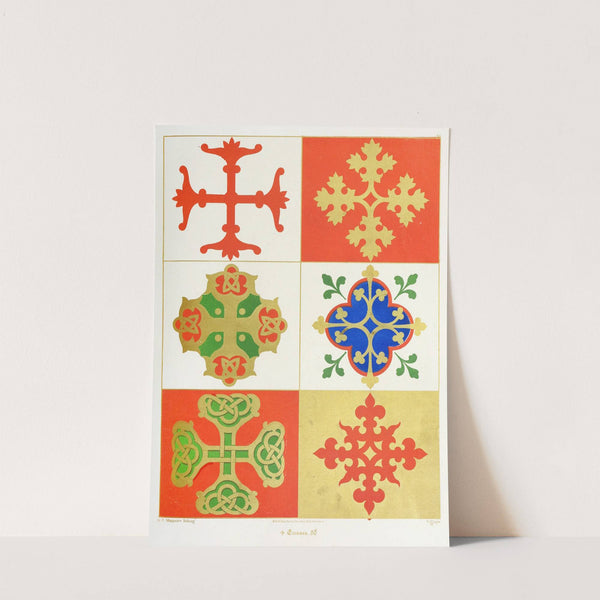 Six floriated Crosses by Augustus Pugin