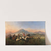 Six Horsemen Chasing Deer (1860) by Raden Saleh