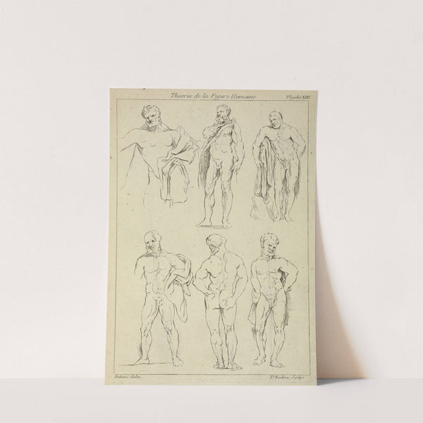 Six male figures by Peter Paul Rubens