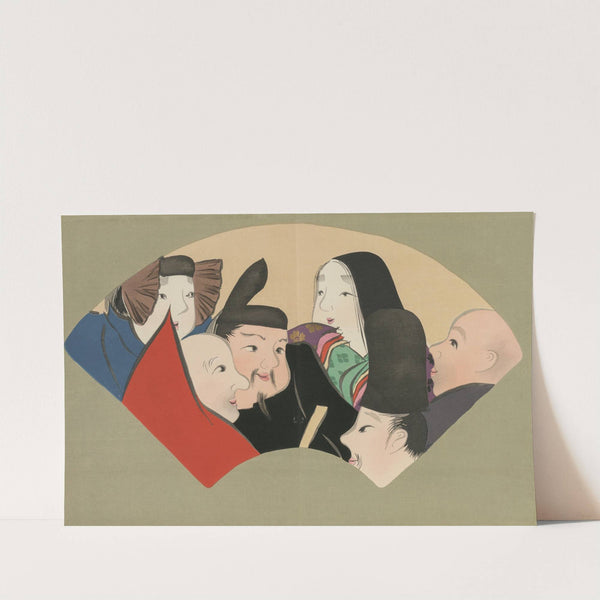 Six Poetic Immortals (Rokkasen) (1909-1910) by Kamisaka Sekka