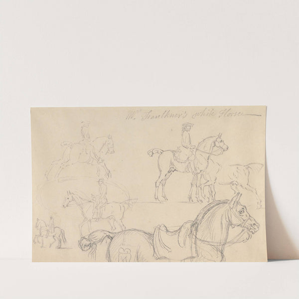 Six Studies of Horses and Riders by James Seymour