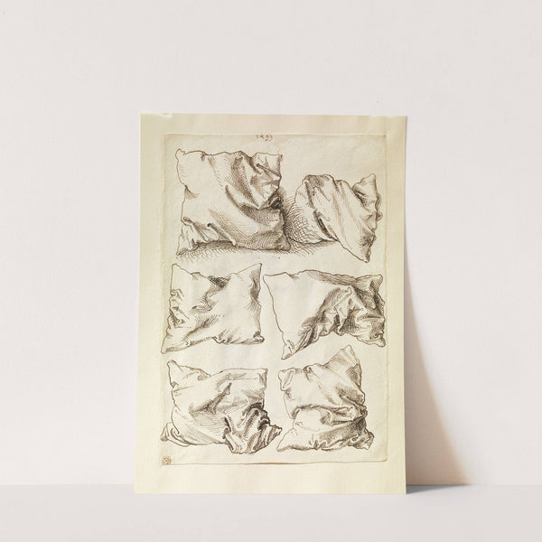 Six Studies of Pillows (1493) by Albrecht Dürer