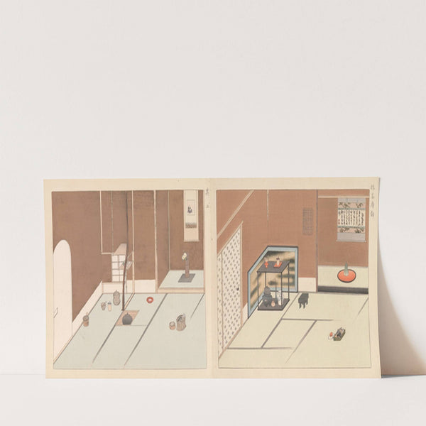 Sixteen Illustrations of Ancient Ceremonial Displays Pl.09 (1903) by Furuya Kōrin