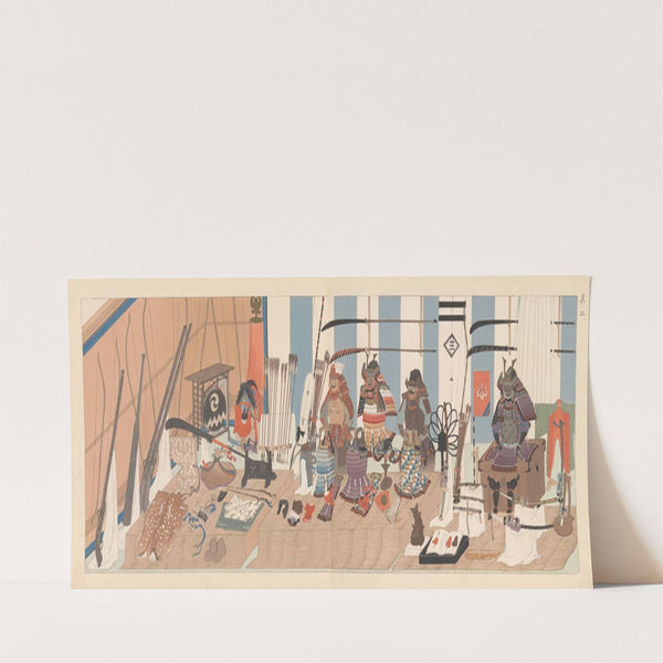 Sixteen Illustrations of Ancient Ceremonial Displays Pl.14 (1903) by Furuya Kōrin