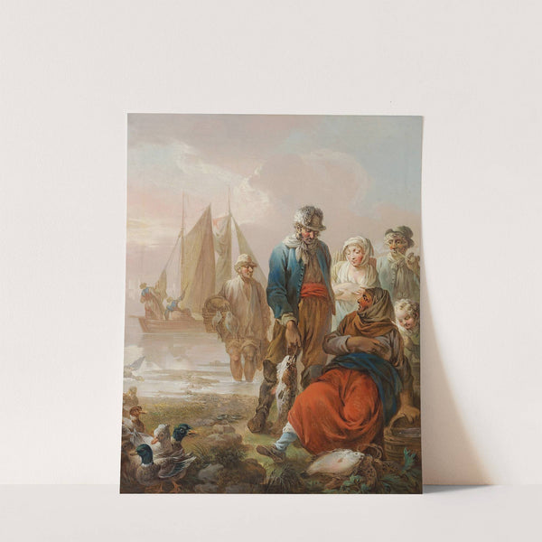 Sjællandske Fiskere by Christian August Lorentzen