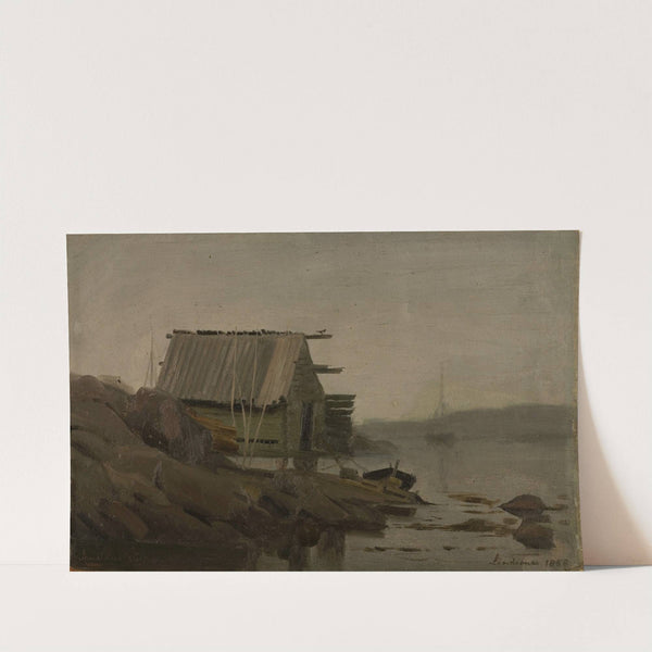 Sjøbod, Lindesnes by Amaldus Nielsen