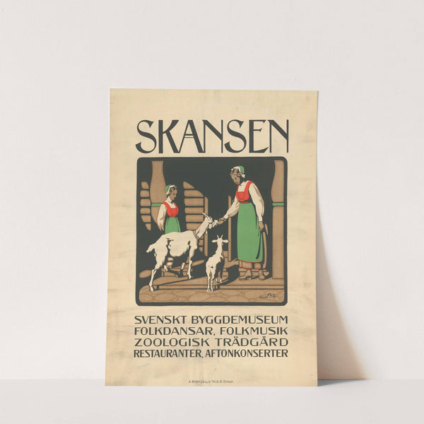 Skansen. Svenskt Byggdemuseum (1912) by A. Börtzells TR. AB