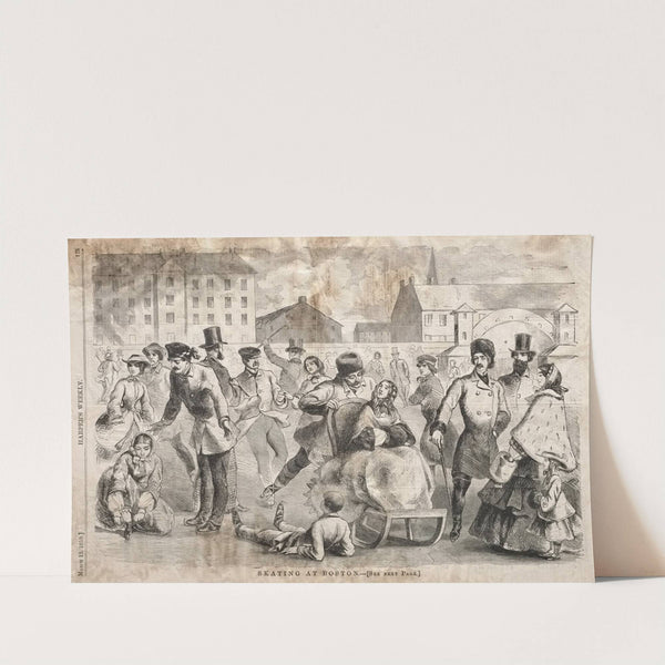 Skating at Boston (1859) by Winslow Homer