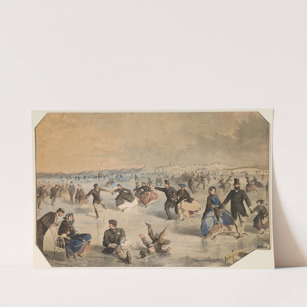 Skating in Central Park (1859–60) by Winslow Homer