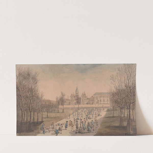 Skating in St. James’ Park (ca. 1790) by John Nixon
