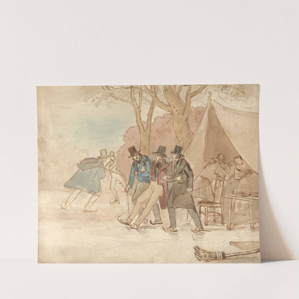 Skating in the Park by John James Chalon