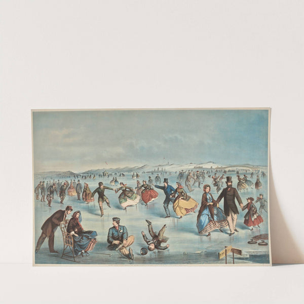 Skating on Central Park, New York. (1861) by Winslow Homer