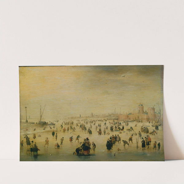 Skating Scene by Hendrick Avercamp