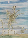 Skeleton on Horseback