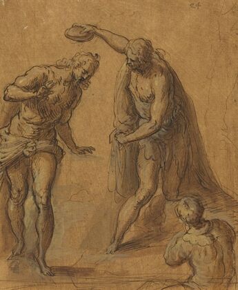 Sketch for a Baptism of Christ II