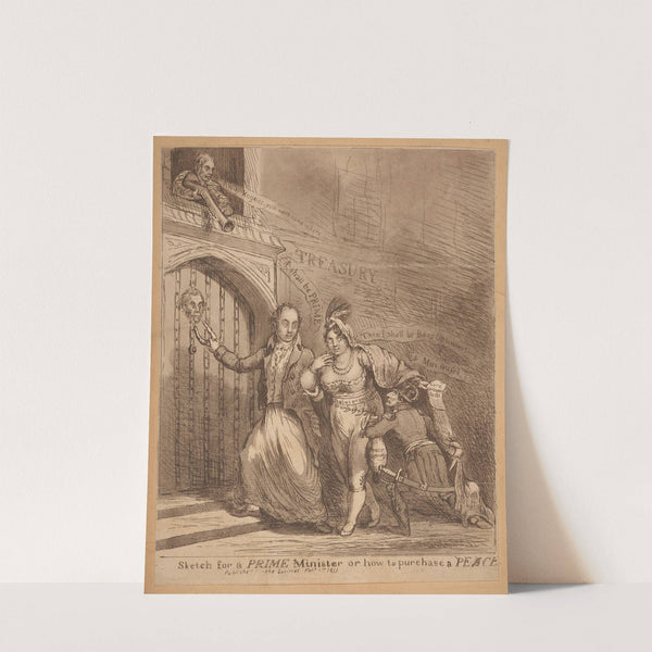 Sketch for a prime minister or how to purchase a peace. (1811) by Samuel de Wilde
