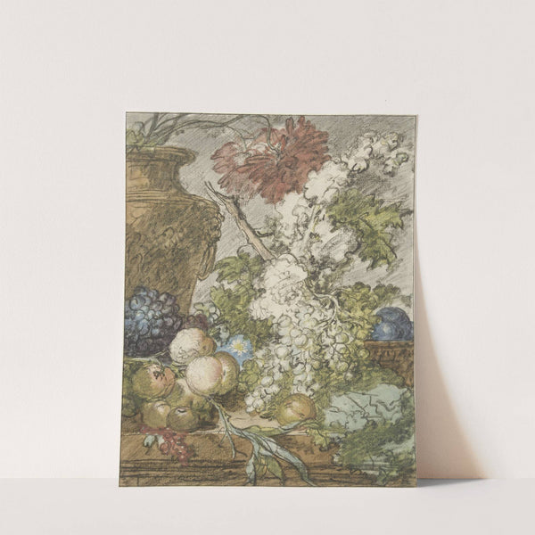 Sketch for a Still Life of Fruit and Flowers by Jan van Huysum