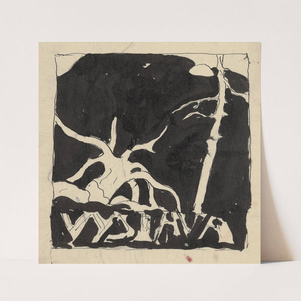 Sketch for an Exhibition Poster (1925–1933) by Zolo Palugyay