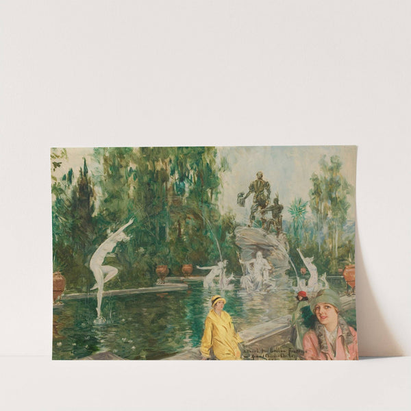 Sketch for Balboa Fountain (1925) by Howard Chandler Christy