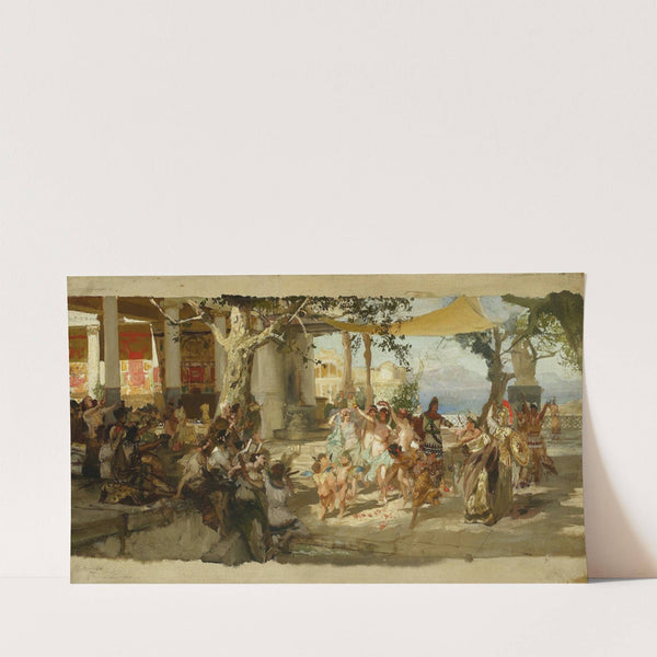 Sketch for “Judgement of Paris” (around 1892) by Henryk Siemiradzki