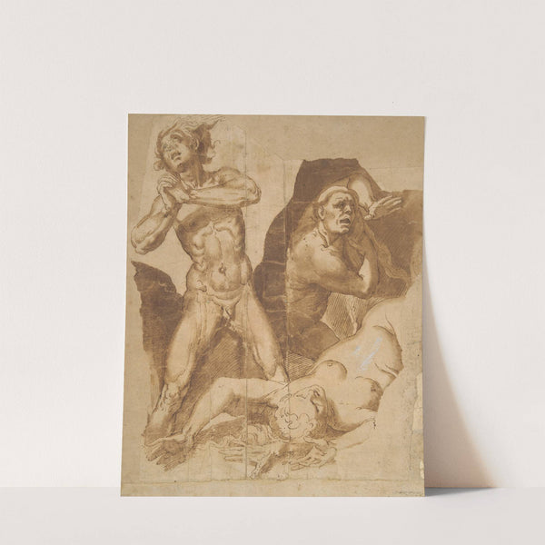 Sketch for Last Judgement by After Federico Zuccaro