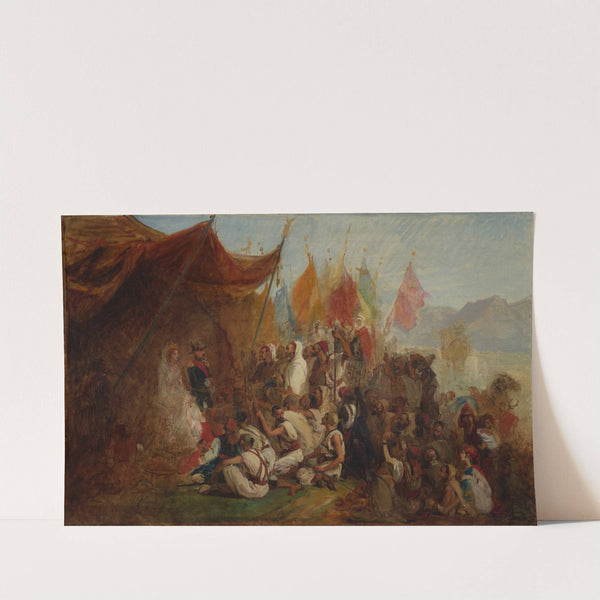 Sketch for 'Reception of Emperor Napoleon III and Empress Eugénie by the Kabyle Leaders at Algiers on September 18, 1860' by Isidore Pils