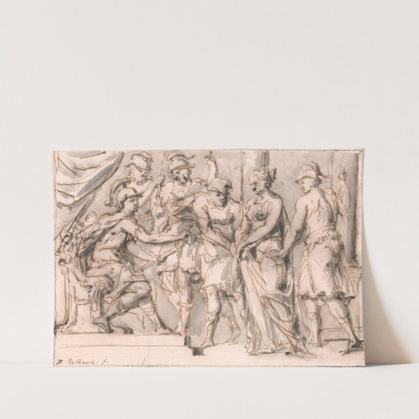 Sketch for ‘The Continence of Scipio’ by John Michael Rysbrack