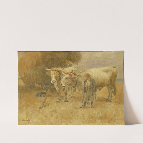 Sketch for The Harvesters by Herman Hartwich