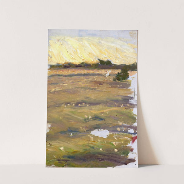 Sketch for The Knight and the Maiden by Richard Bergh